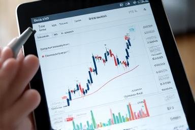 Technical analysis chart with indicators